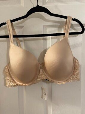 Talbots gold/nude Underwire Bra NWT